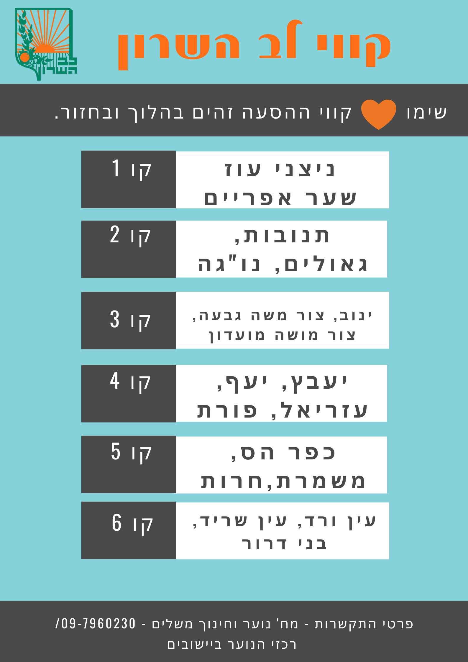 קווי הנסיעה