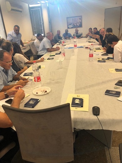 שר התחבורה חהכ ישראל כץ בביקור ופגישת עבודה במועצה האזורית לב השרון