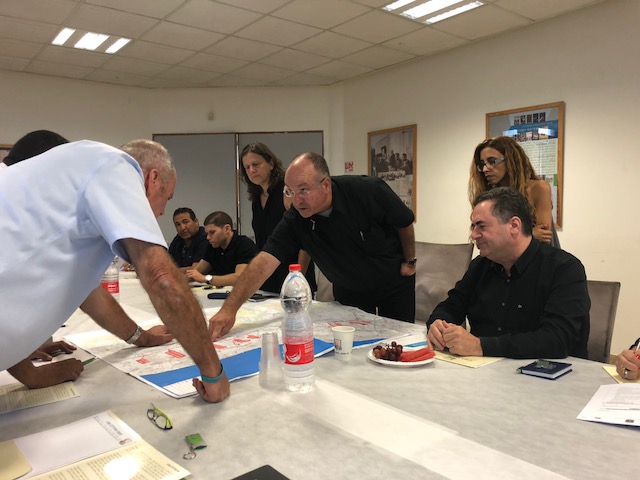 שר התחבורה חהכ ישראל כץ בביקור ופגישת עבודה במועצה האזורית לב השרון